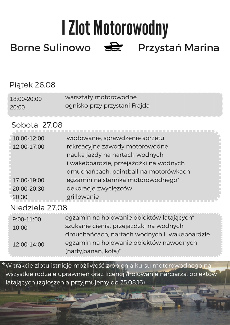I Zlot Motorowodny I Zlot Motorowodny